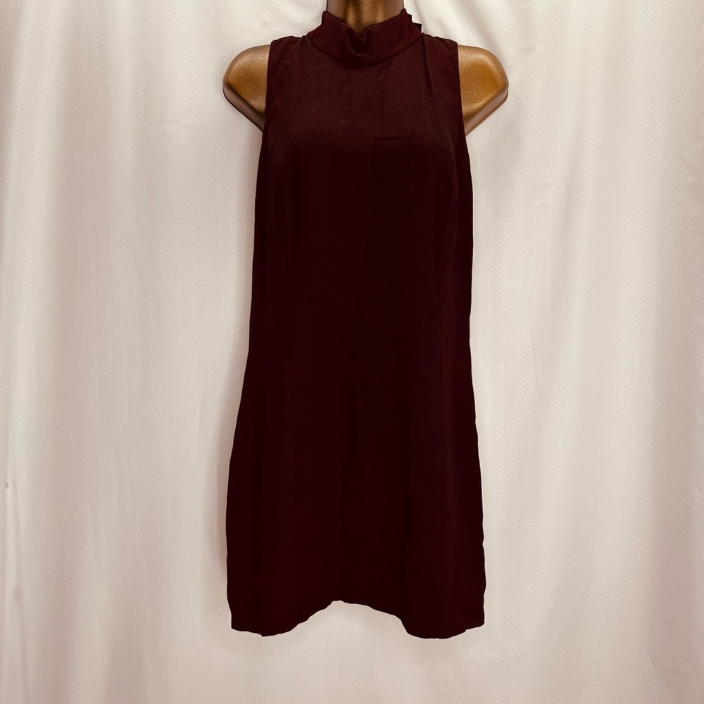 Roberta Bridal Burgundy Mini Dress